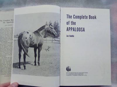 The Complete Book of the Appaloosa by Jan Haddle