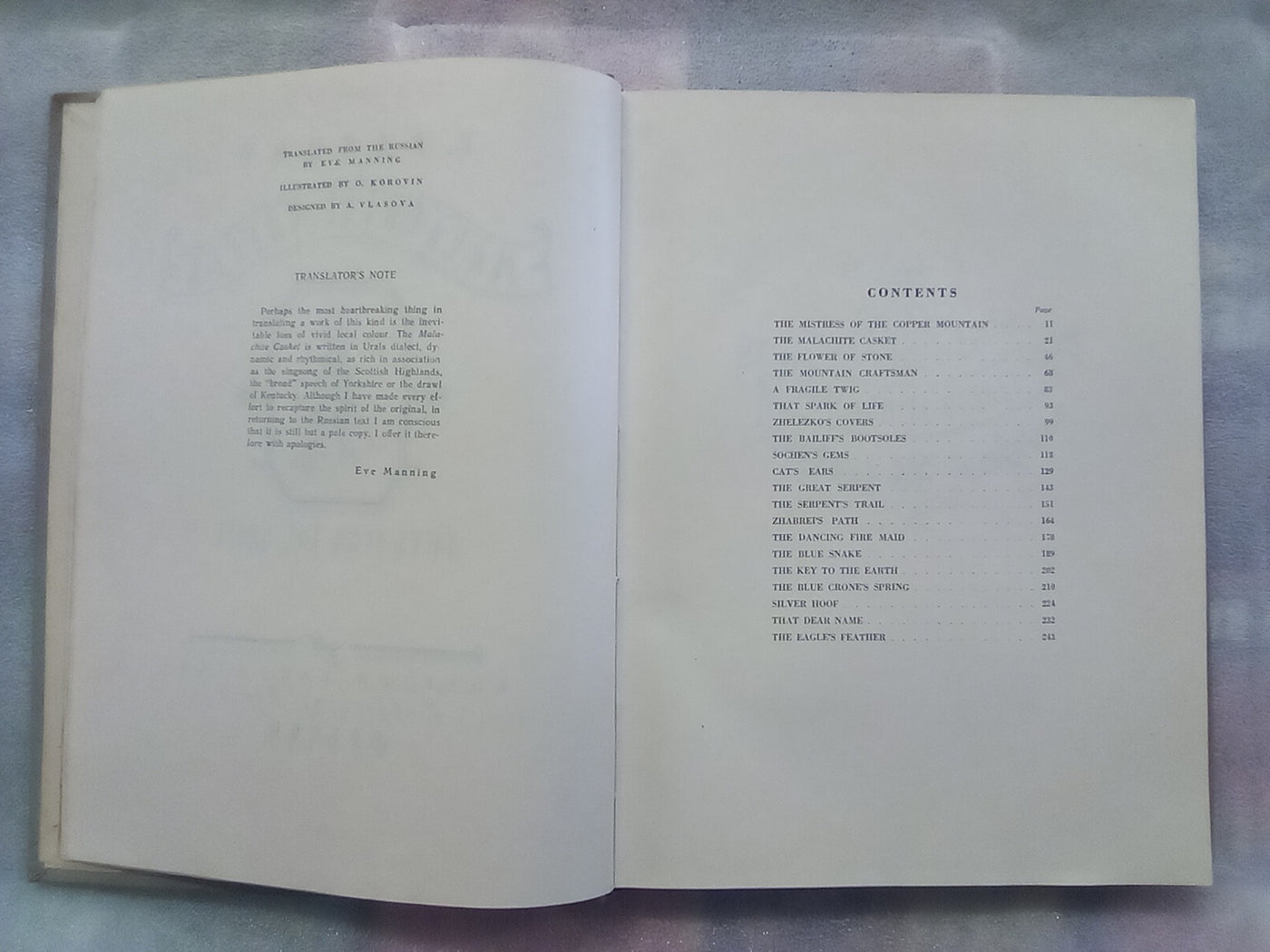 The Malachite Casket - Tales from the Urals by P Bazhov