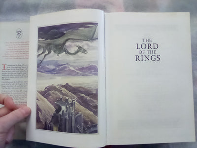 The Lord of the Rings by J.R.R. Tolkien Illustrated by Alan Lee Hardback (1991)