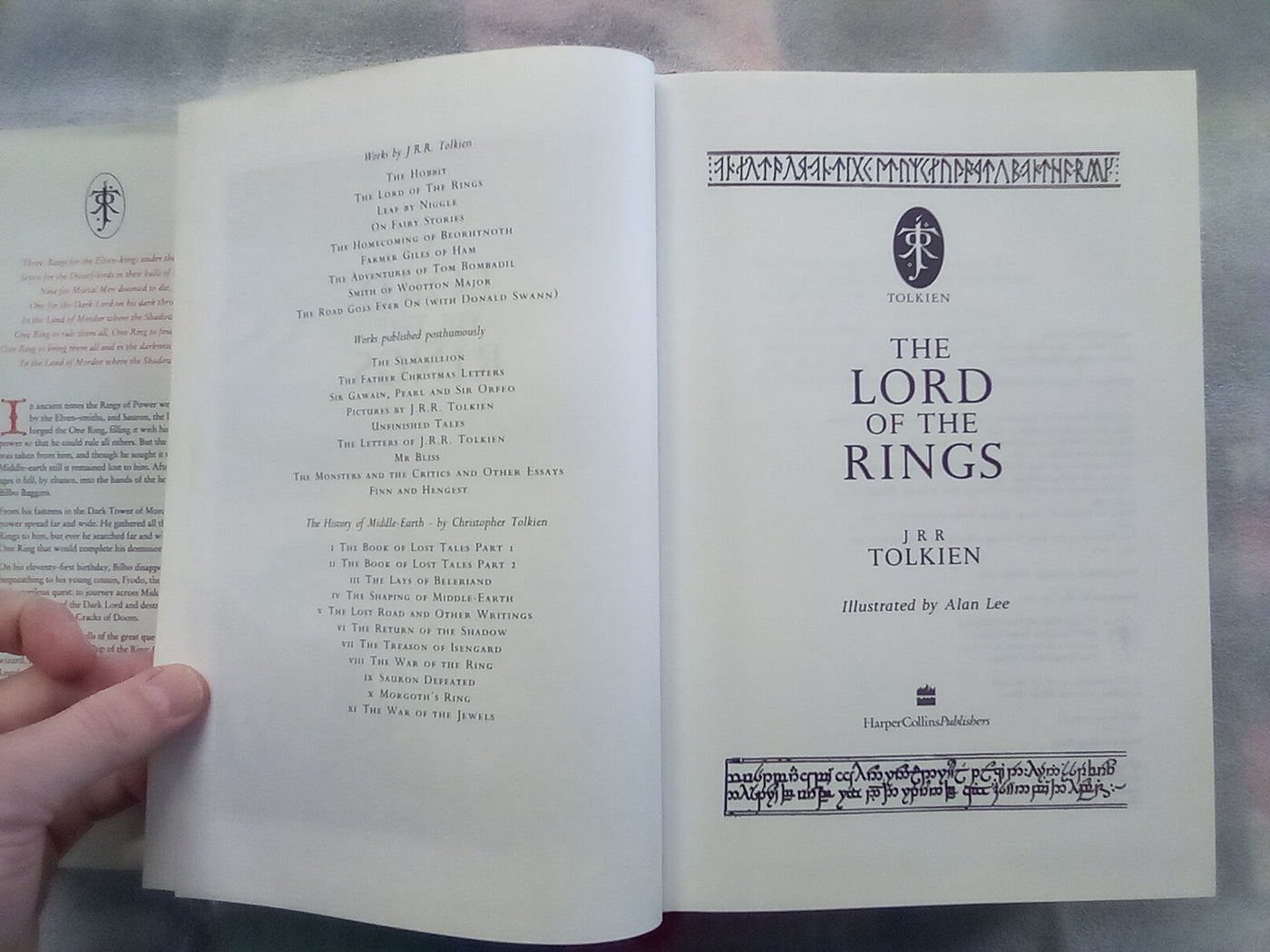 The Lord of the Rings by J.R.R. Tolkien Illustrated by Alan Lee Hardback (1991)