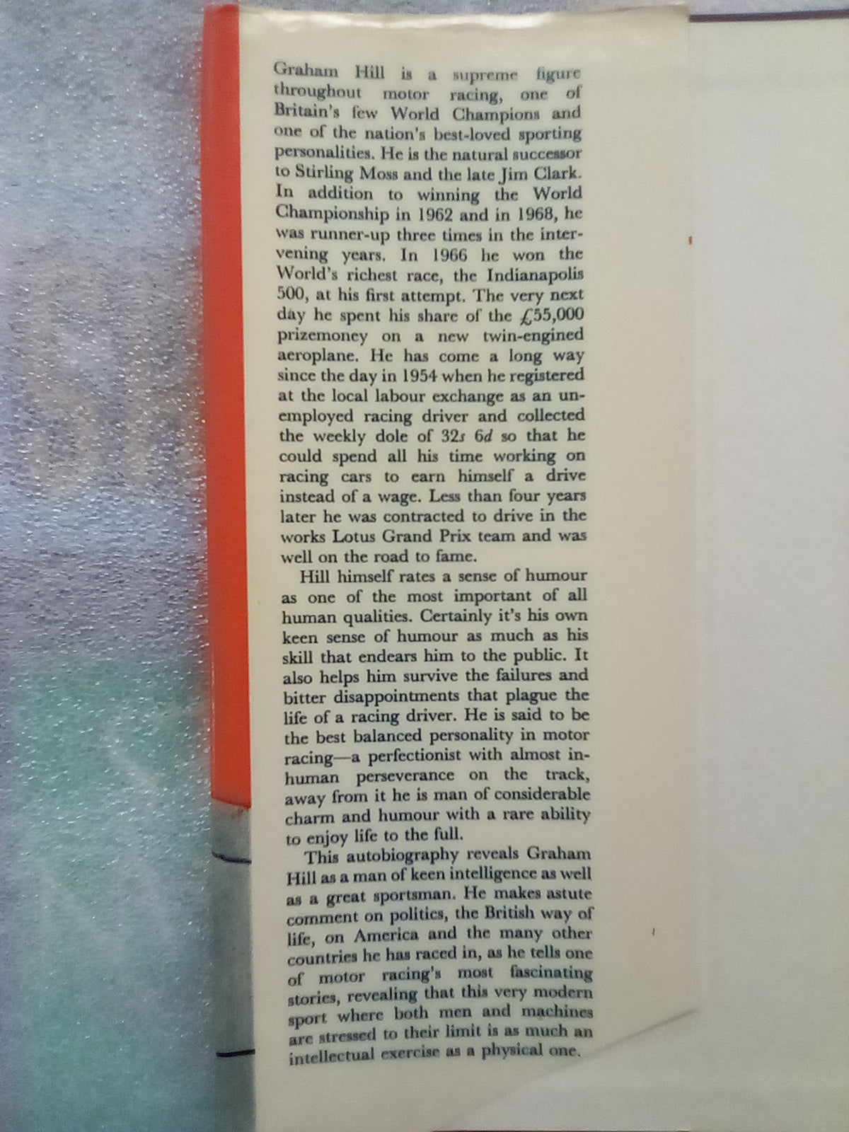 Life at the Limit by Graham Hill (1969)