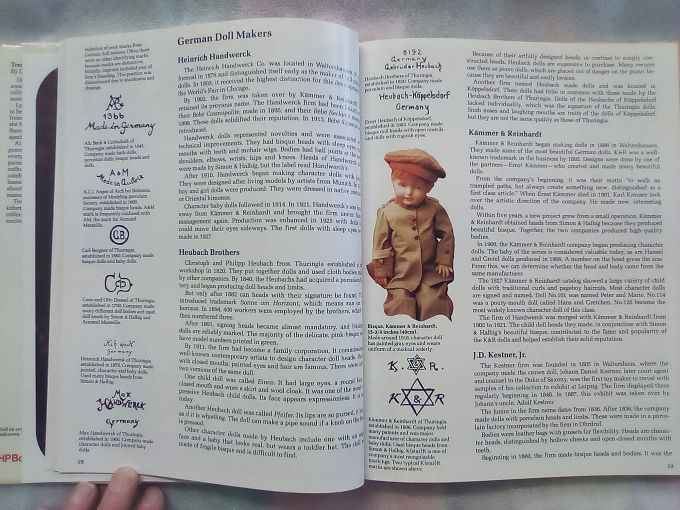 Treasury of Kathe Kruse Dolls Album 3 & Treasury of German Dolls Album 1 (2 books)