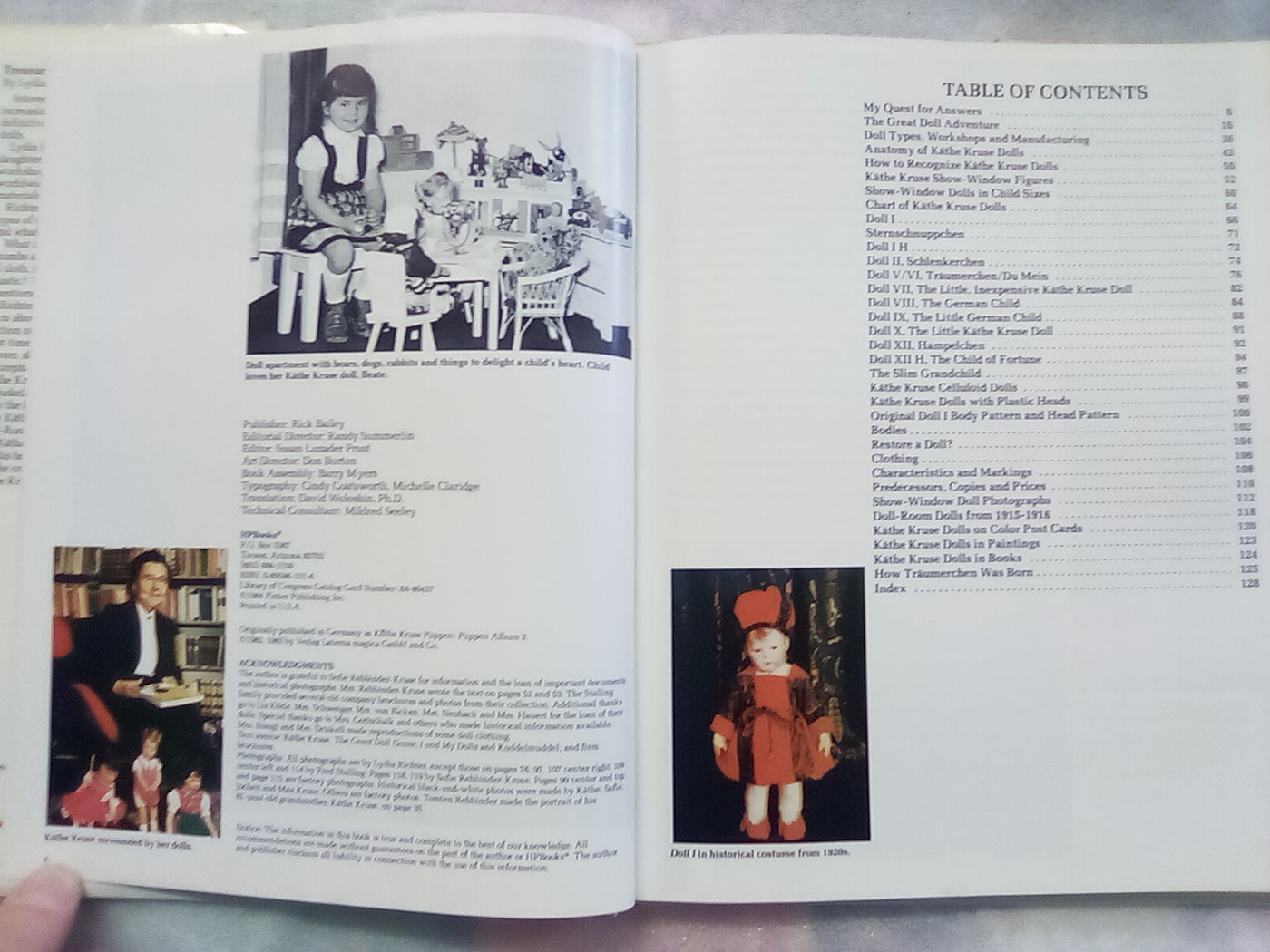 Treasury of Kathe Kruse Dolls Album 3 & Treasury of German Dolls Album 1 (2 books)