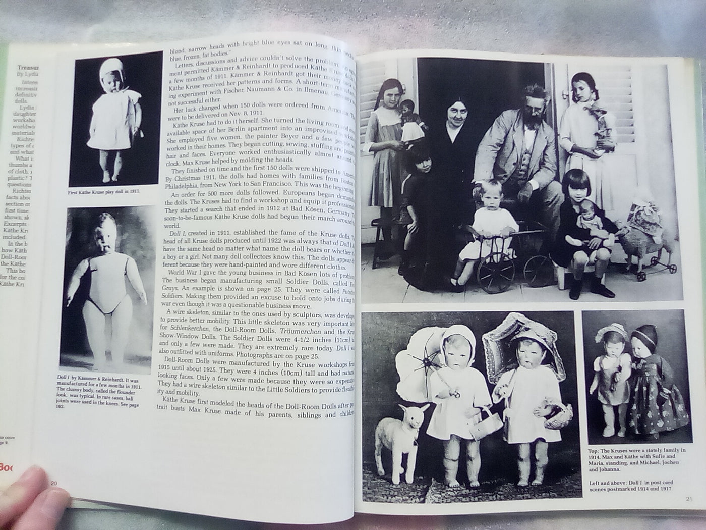 Treasury of Kathe Kruse Dolls Album 3 & Treasury of German Dolls Album 1 (2 books)