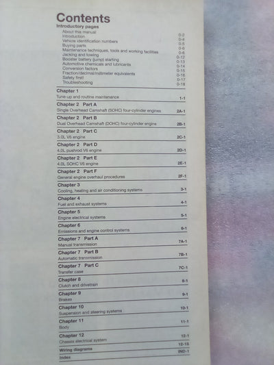 Ford Ranger Pick-ups 1993 to 2005 Haynes Repair Manual