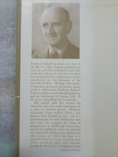 Gallipoli to the Somme - Recollections of a NZ Infantryman (1963)