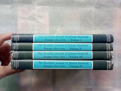 The Resolution Journal of Johann Reinhold Forster 1772-1775 - 4 Volumes