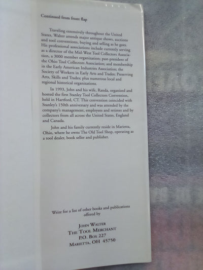 Stanley Tools - Guide to Identity & Value by John Walter (Hardback)