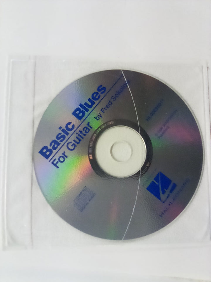 Basic Blues for Guitar by Fred Sokolow (Includes CD