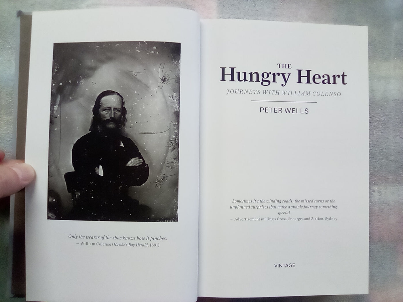 The Hungry Heart - Journeys with William Colenso by Peter Wells