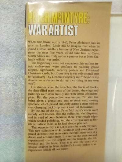 Peter McIntyre - War Artist (1981 1st. Edition)