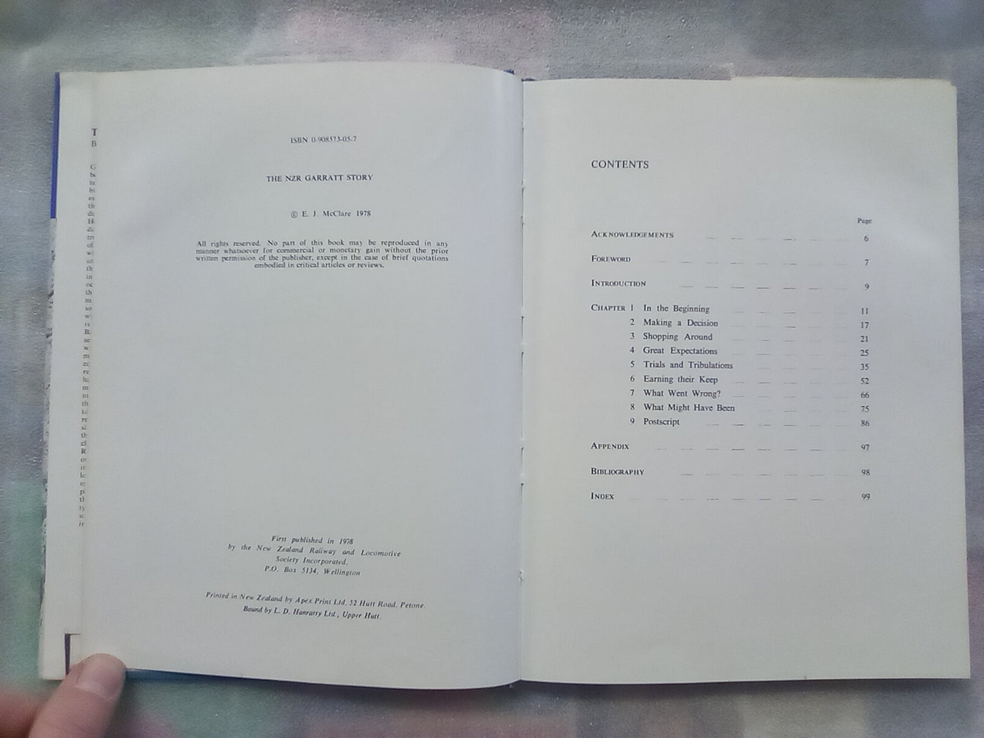 The NZR Garratt Story by E.J. McClare