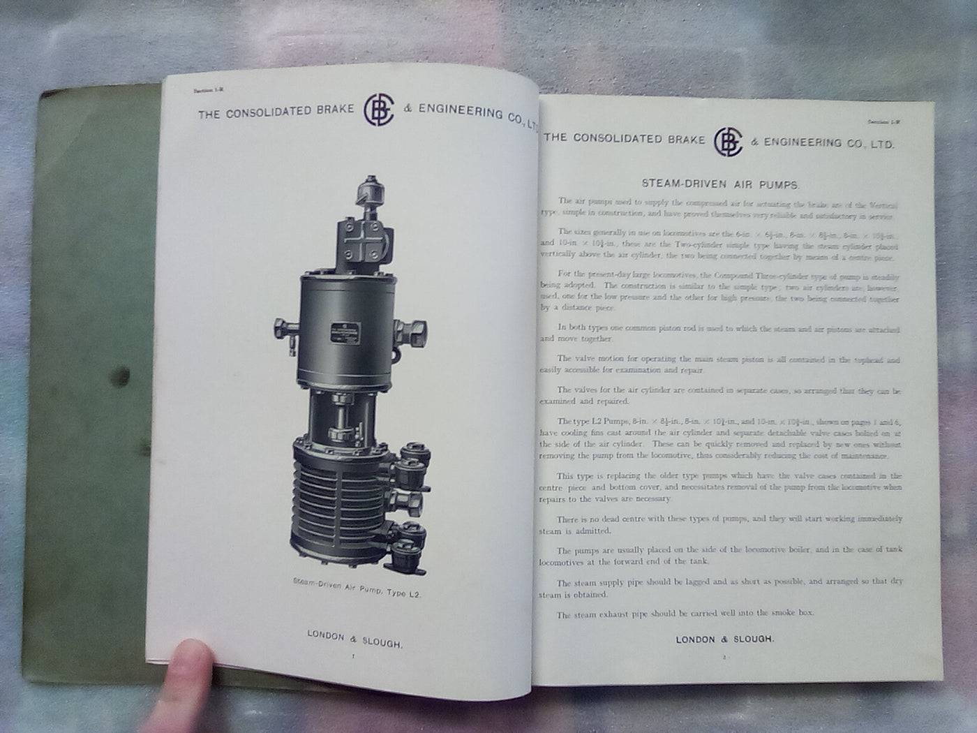 Air Brake Apparatus - Railways by Consolidated Brake & Engineering