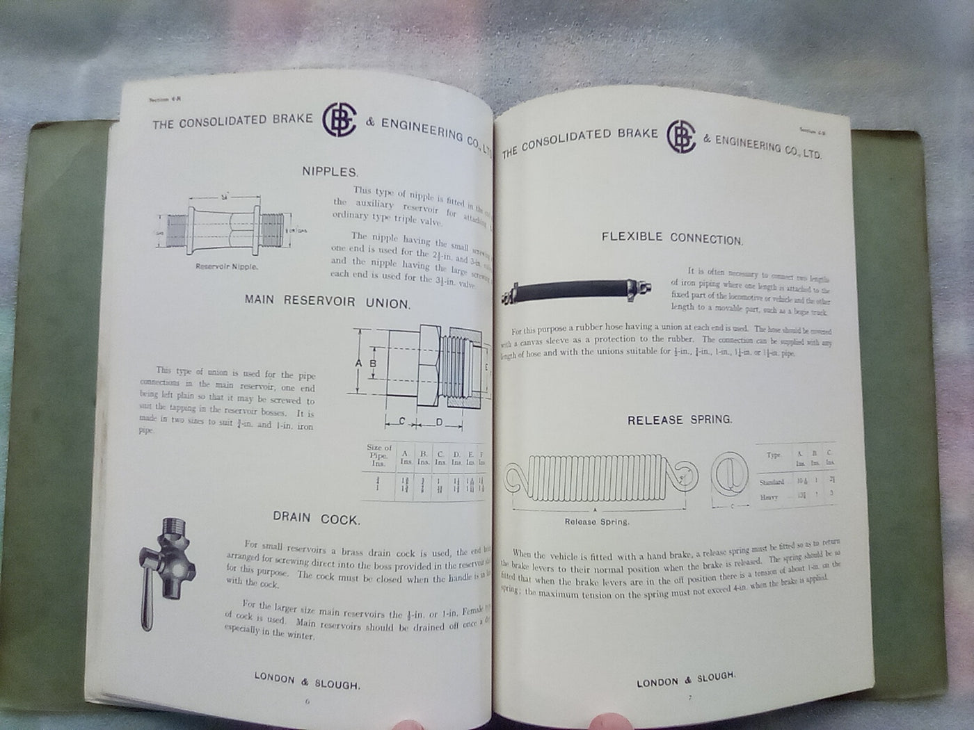 Air Brake Apparatus - Railways by Consolidated Brake & Engineering