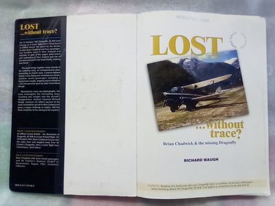 Lost... Without Trace - NZ Aviation Mystery by Richard Waugh