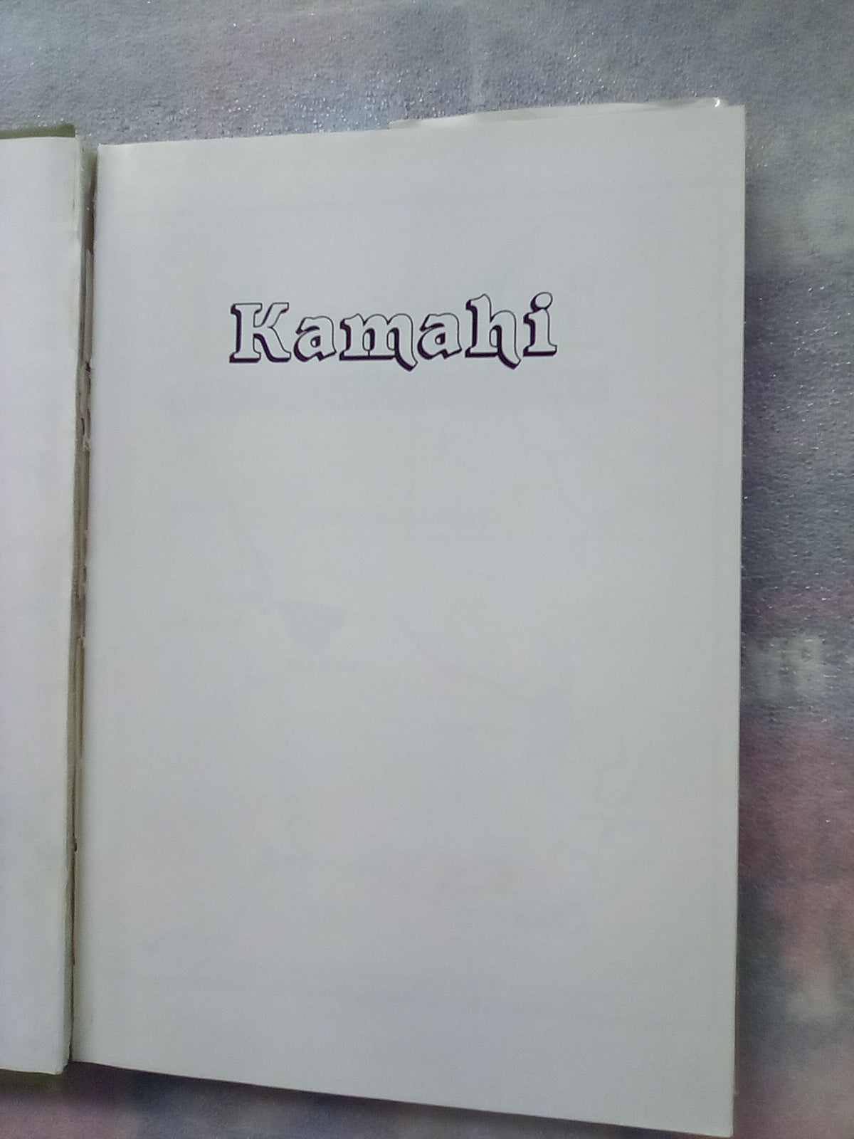 Kamahi - A District History by Merv Halliday