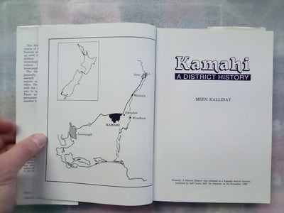 Kamahi - A District History by Merv Halliday