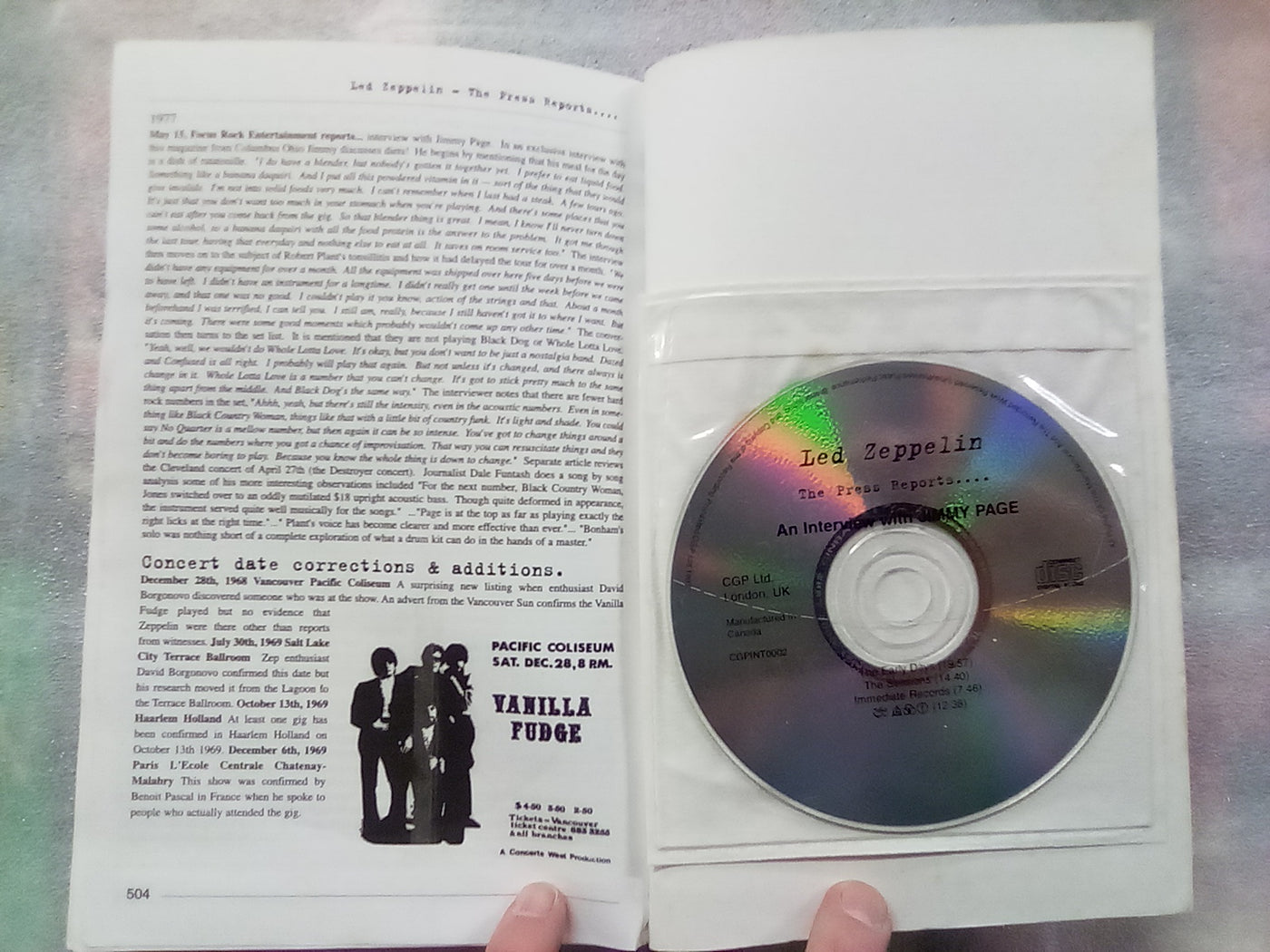 Led Zeppelin - The Press Reports by Robert Godwin