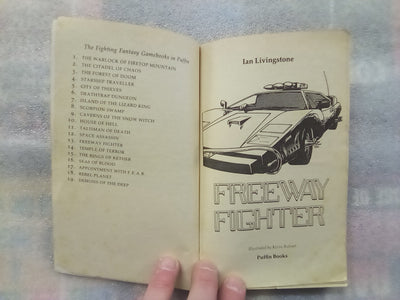 Fighting Fantasy #13 Freeway Fighter by Ian Livingstone