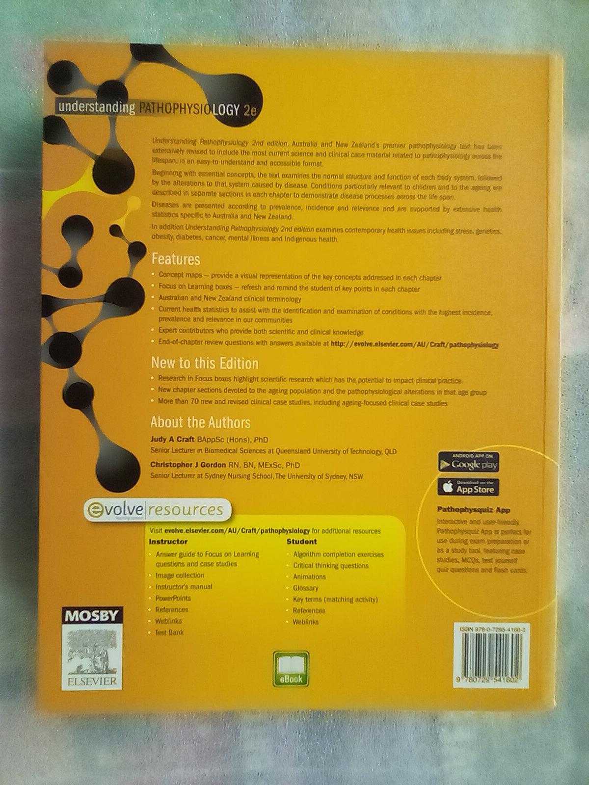 Understanding Pathophysiology 2 (2015 Edition) by Judy Craft & Christopher Gordon