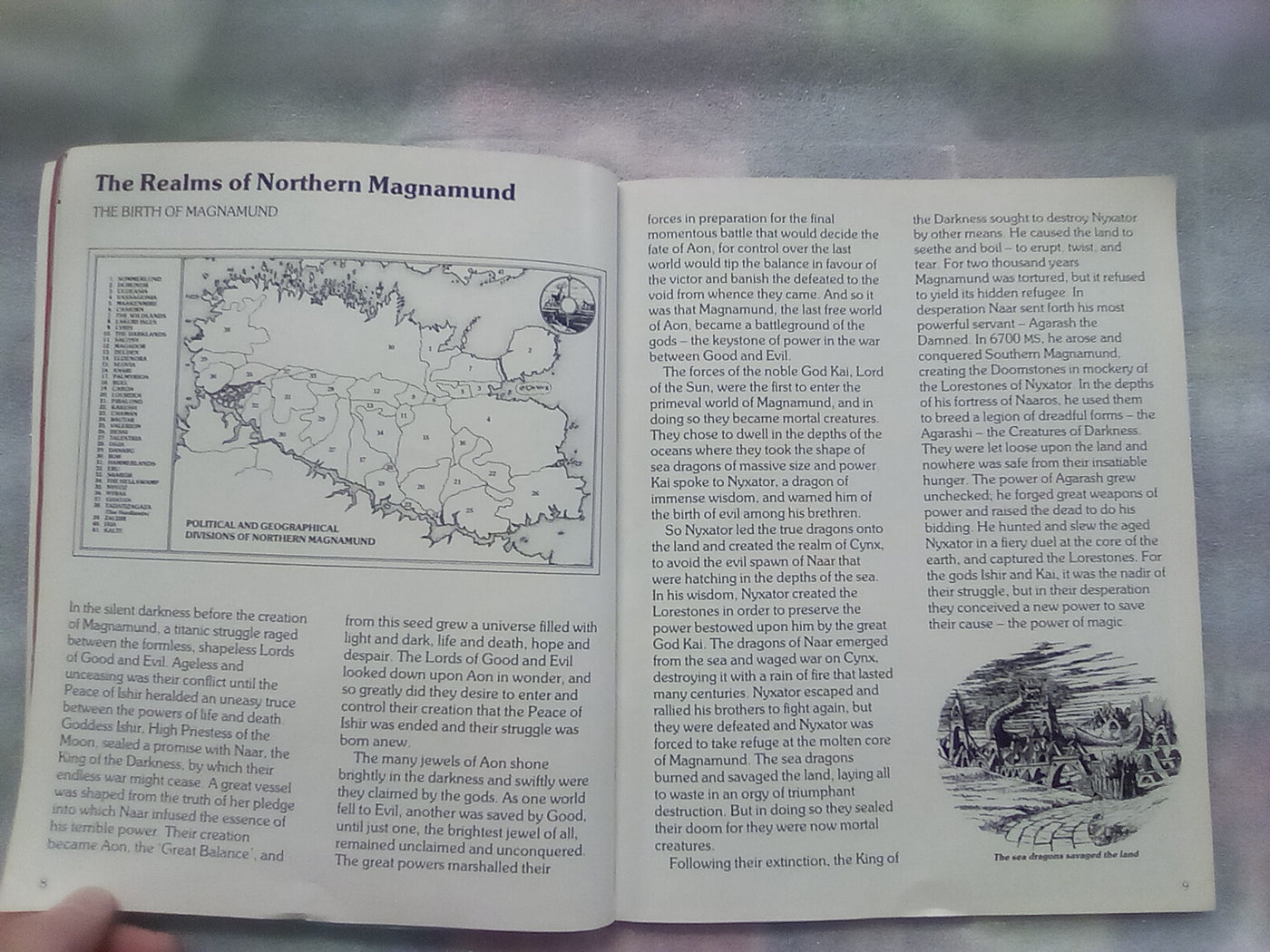 Lone Wolf & Grey Star - The Magnamund Companion by Joe Dever & Gary Chalk