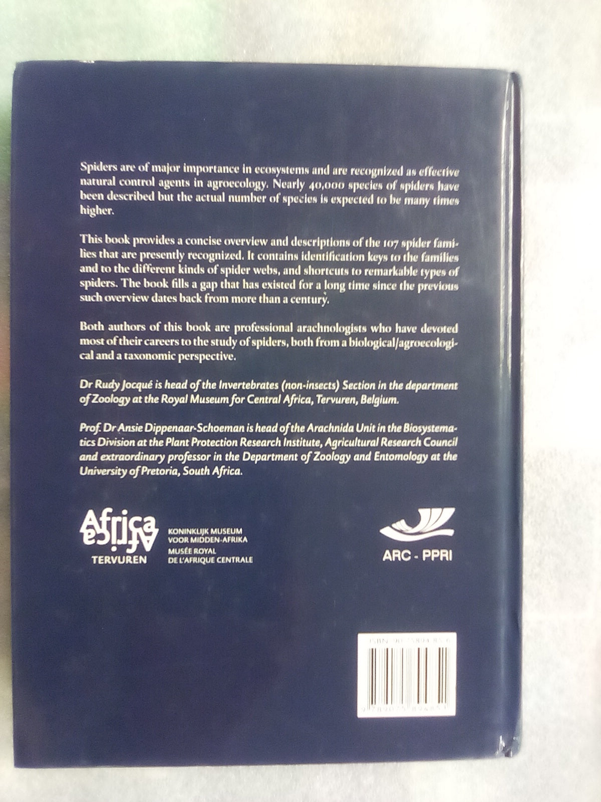 Spider families Of The World by R. Jocque & A.S. Dippenaar-Schoeman