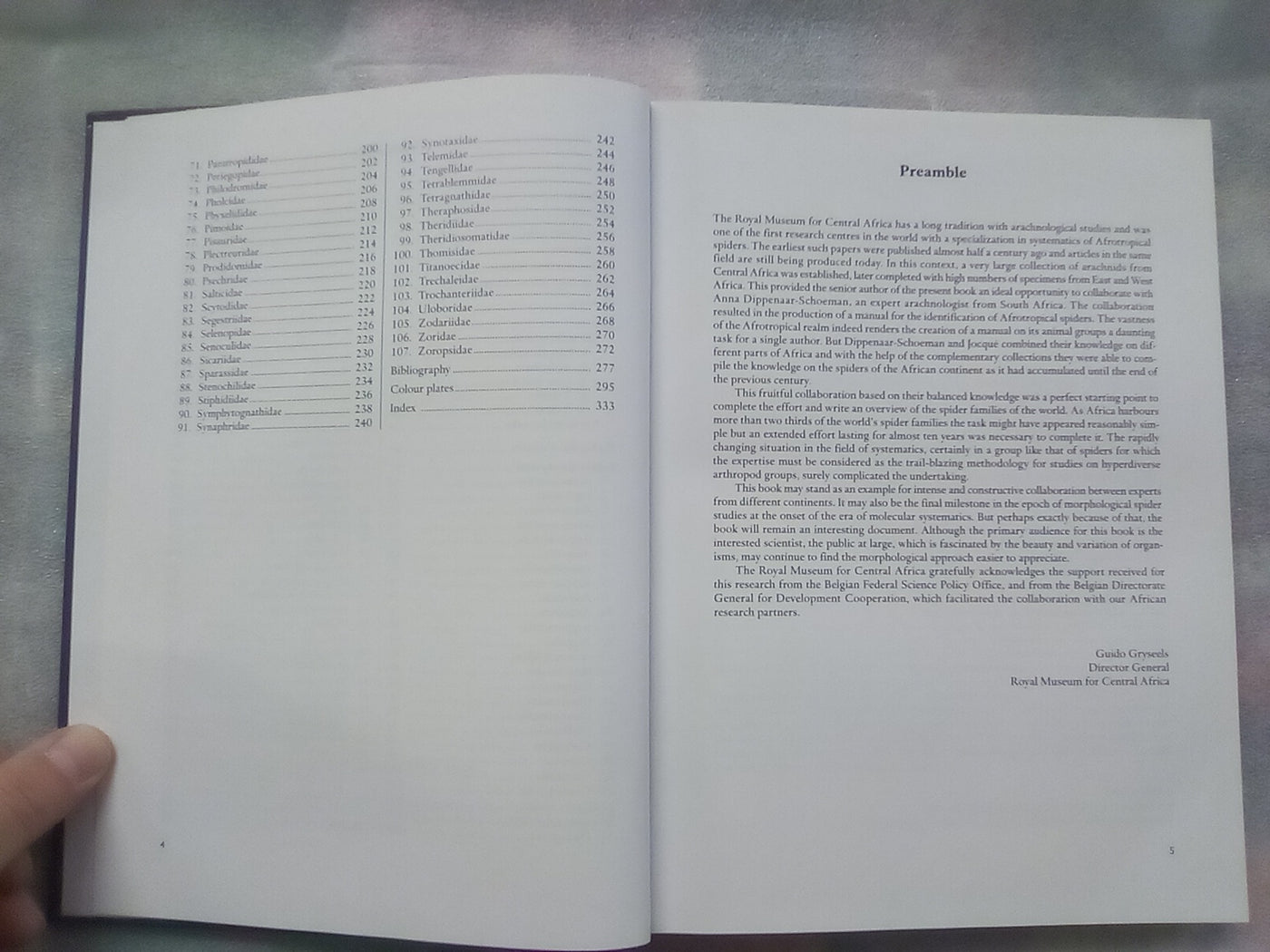 Spider families Of The World by R. Jocque & A.S. Dippenaar-Schoeman