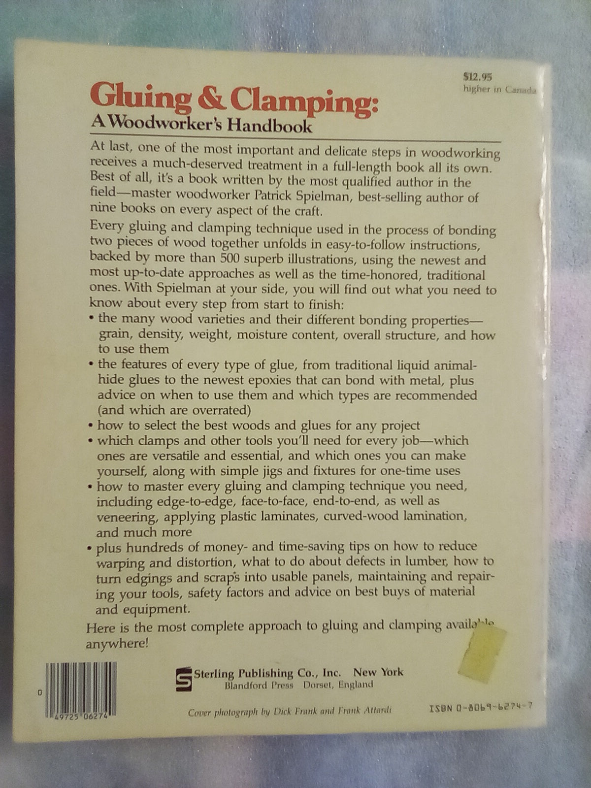 Gluing and Clamping - A Woodworker's Handbook by Patrick Spielman