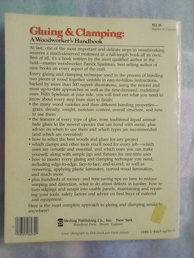 Gluing and Clamping - A Woodworker's Handbook by Patrick Spielman