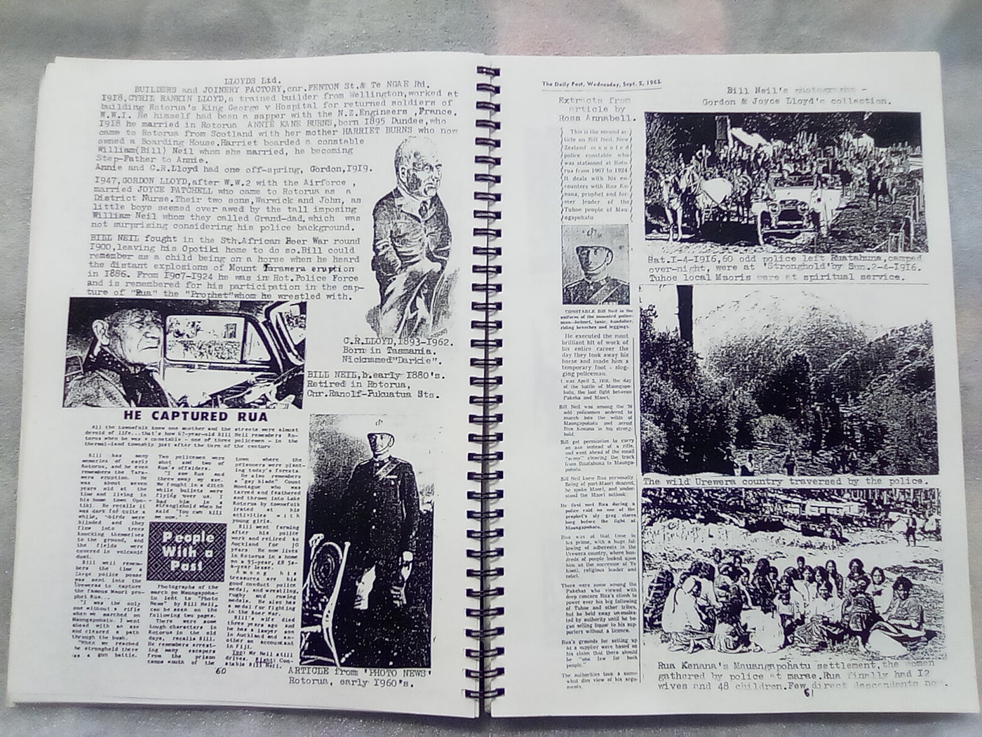 Rotorua People 1880s to 1940s - Living South of Old Railway by Peggy Allen