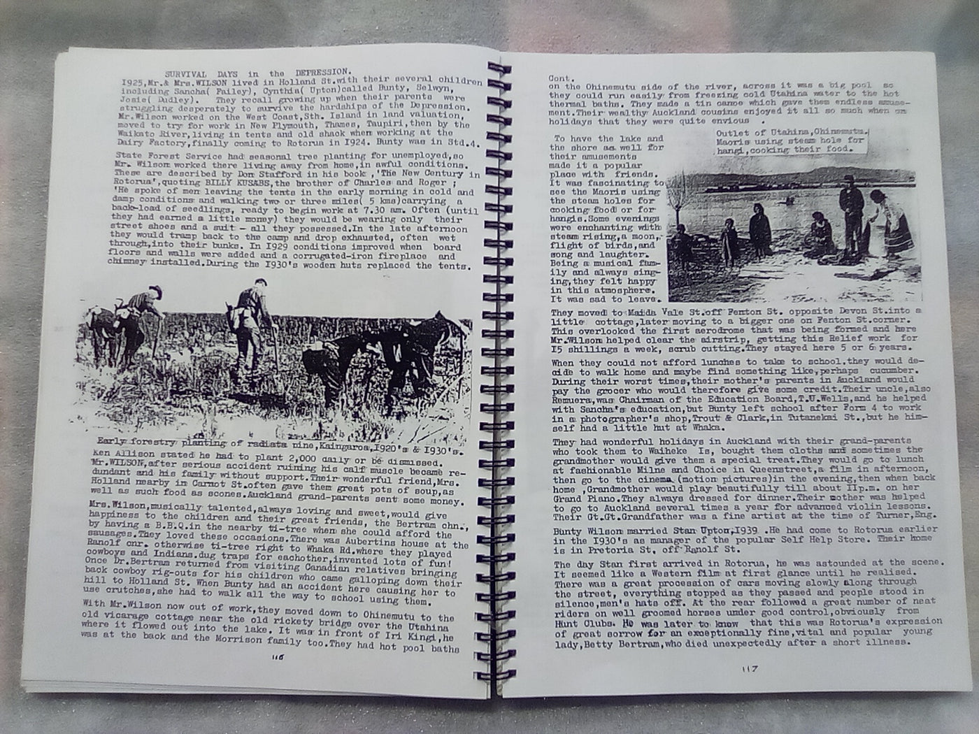 Rotorua People 1880s to 1940s - Living South of Old Railway by Peggy Allen