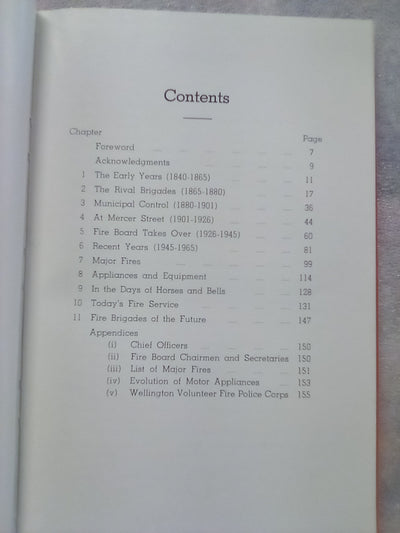 From Bells To Blazes - Wellington Fire Brigade 1865 to 1965