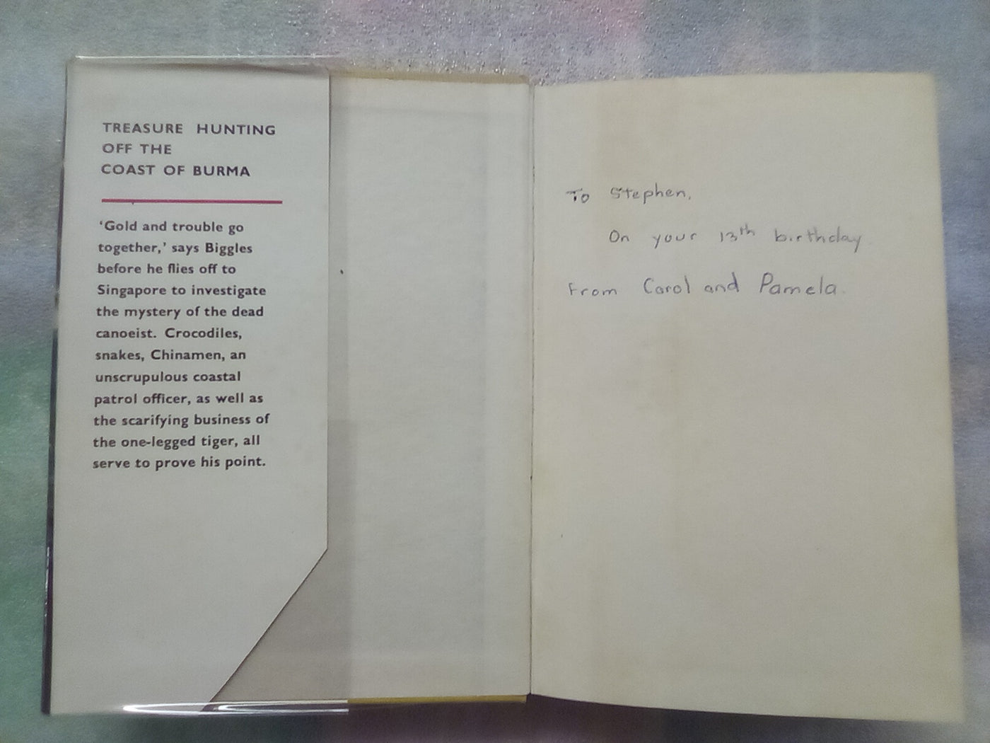 Biggles and the Lost Sovereigns (1964 First Edition) by Captain W.E. Johns