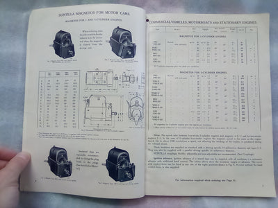Scintilla Products & Parts Catalogue (Printed in Switzerland)