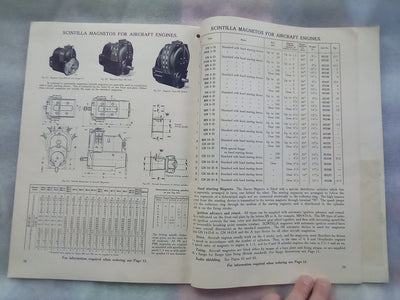 Scintilla Products & Parts Catalogue (Printed in Switzerland)