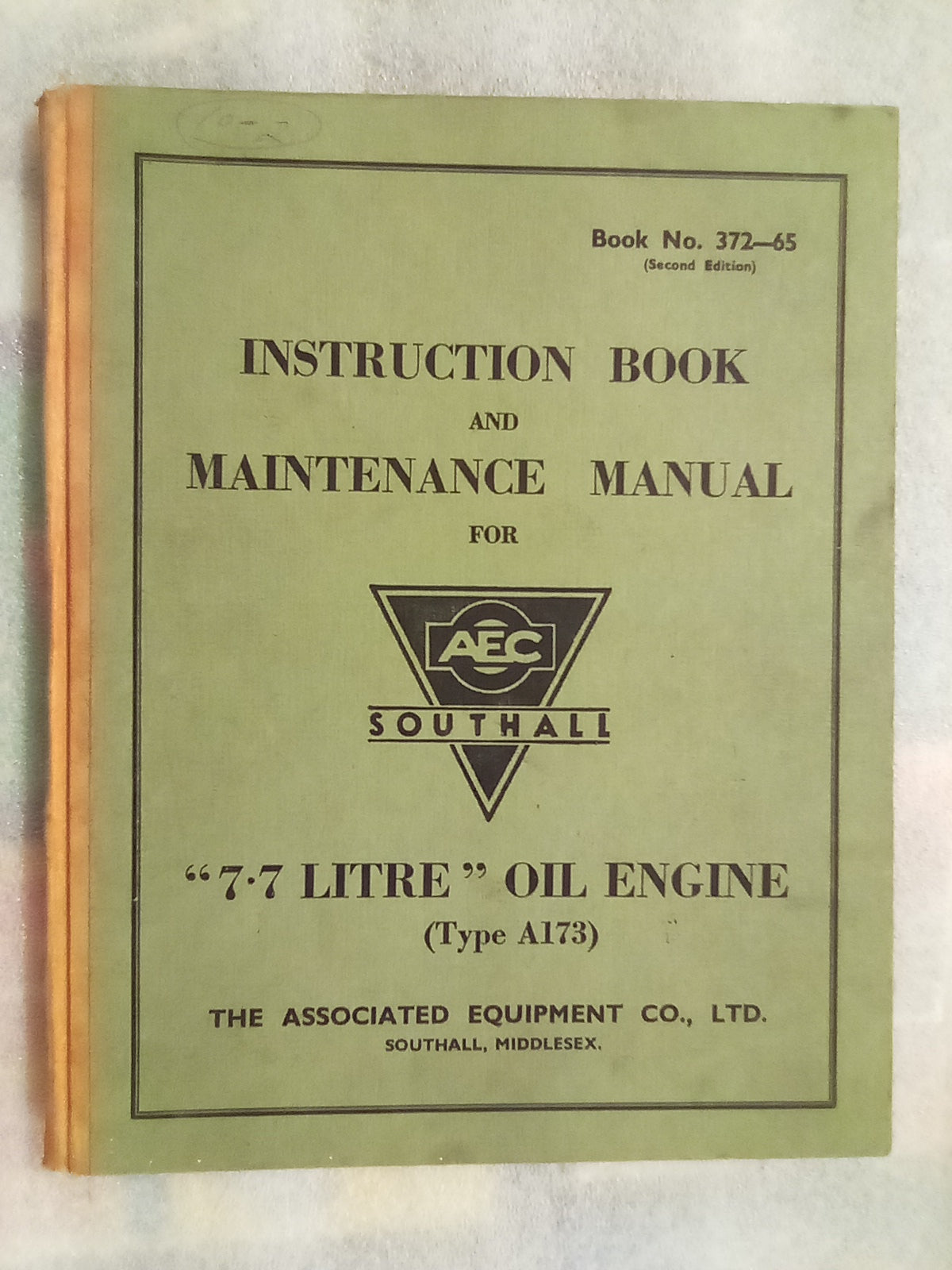 AEC 7.7 Litre (Type A173) Maintenance Manual