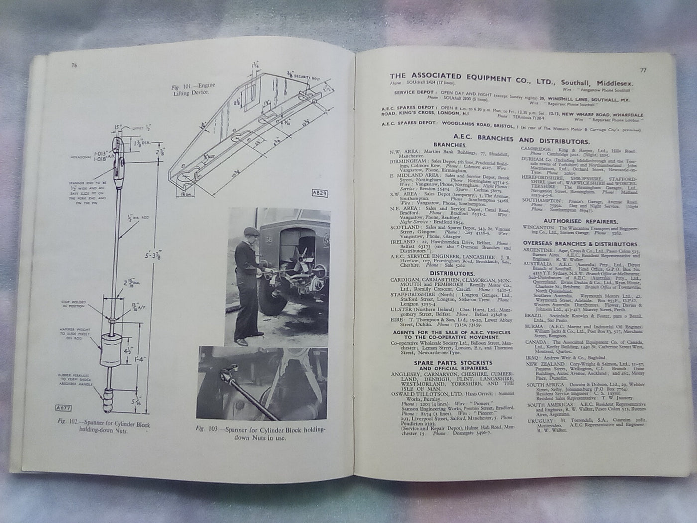 AEC 7.7 Litre (Type A173) Maintenance Manual