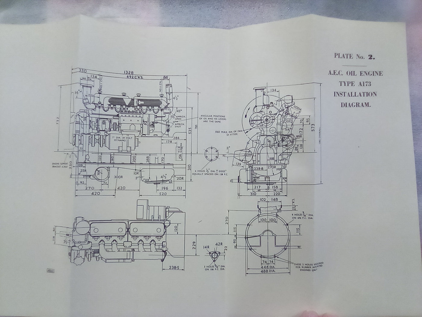 AEC 7.7 Litre (Type A173) Maintenance Manual