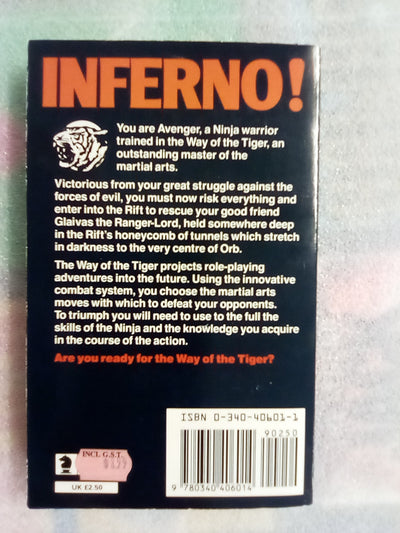 The Way of the Tiger Book 6 - Inferno! (Fighting Fantasy)