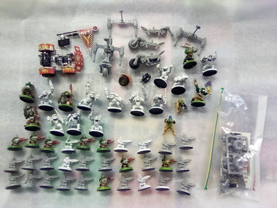 Warhammer 40K Orcs and vehicles