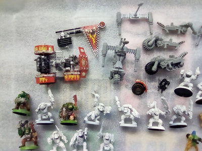 Warhammer 40K Orcs and vehicles