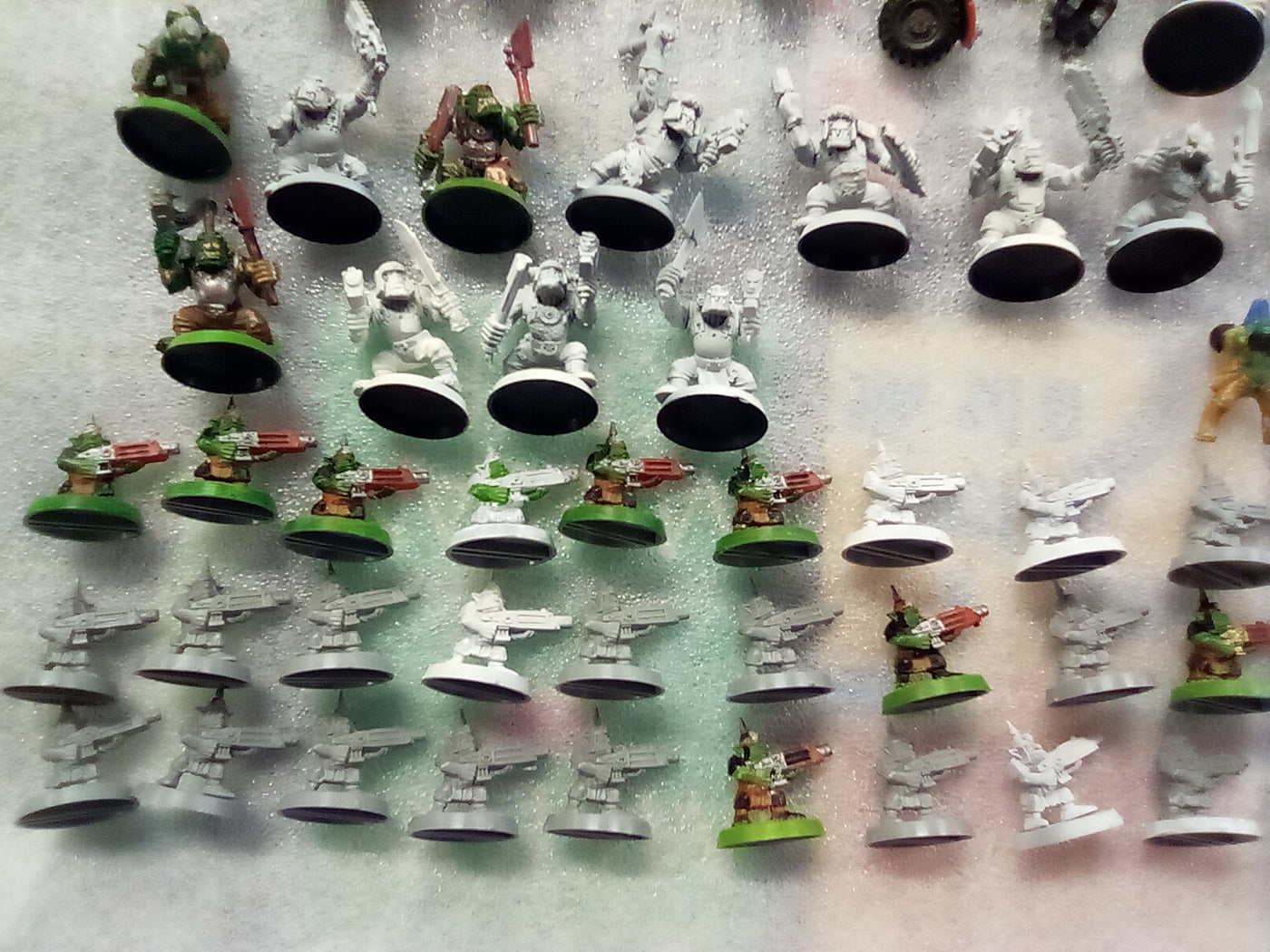 Warhammer 40K Orcs and vehicles
