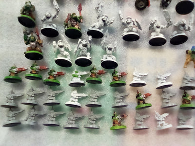 Warhammer 40K Orcs and vehicles