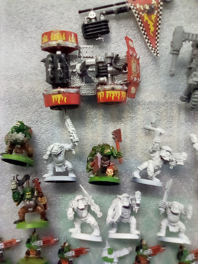 Warhammer 40K Orcs and vehicles