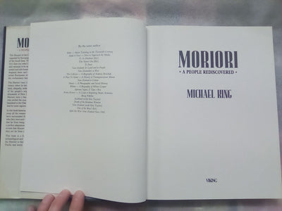 Moriori - A People Rediscovered (1989) by Michael King