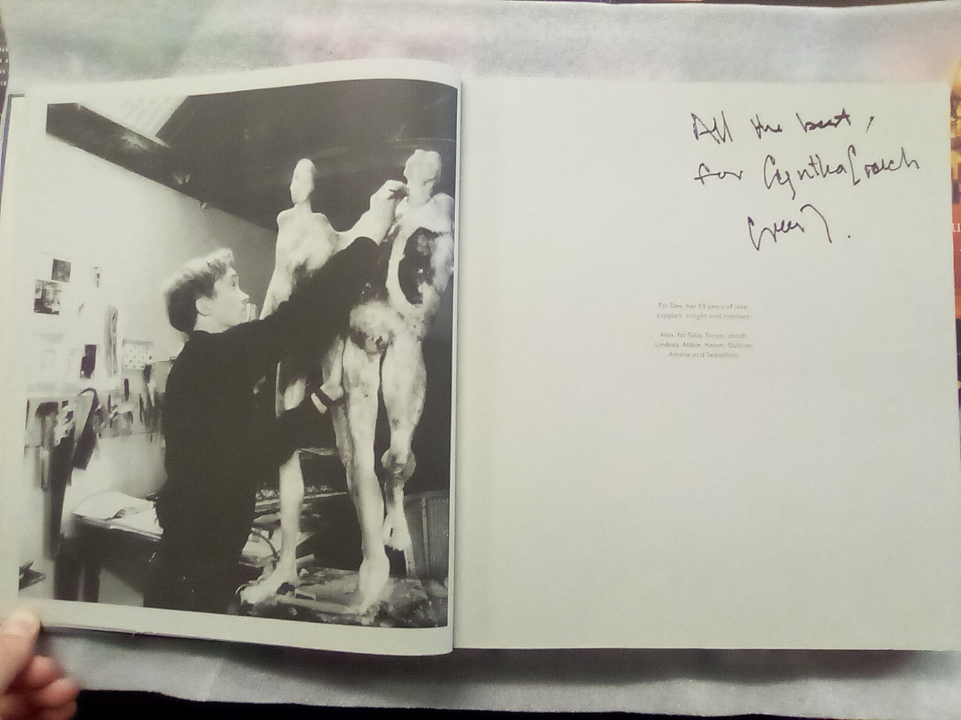 Greer Twiss - Sculptor (2013) Signed Copy