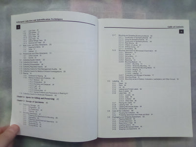 Arthropod Collection & Identification - Laboratory and Field Techniques