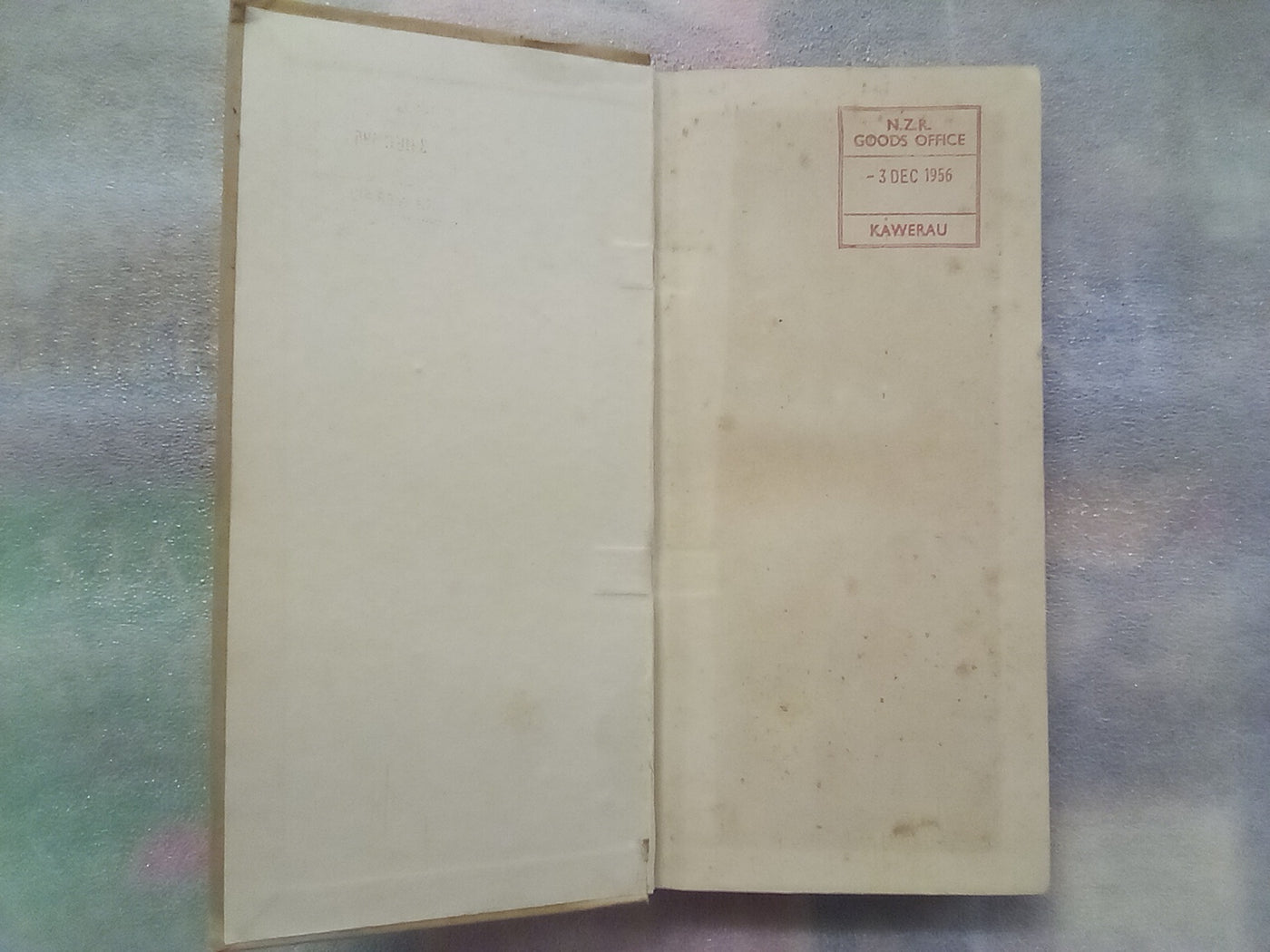 New Zealand Railways Guards Distance Tables South Island Lyttelton - Picton - Oamaru (1950)