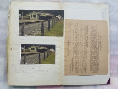 New Zealand Railways Otira Railway Station Inspection Logbook 1945 to 1985