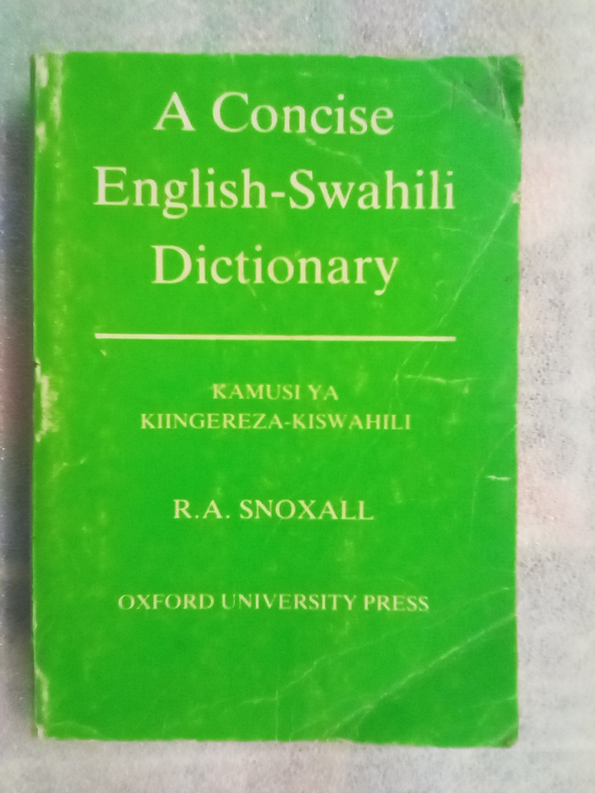 4x Swahili Language Books - Dictionary, Phrase book, & Grammar